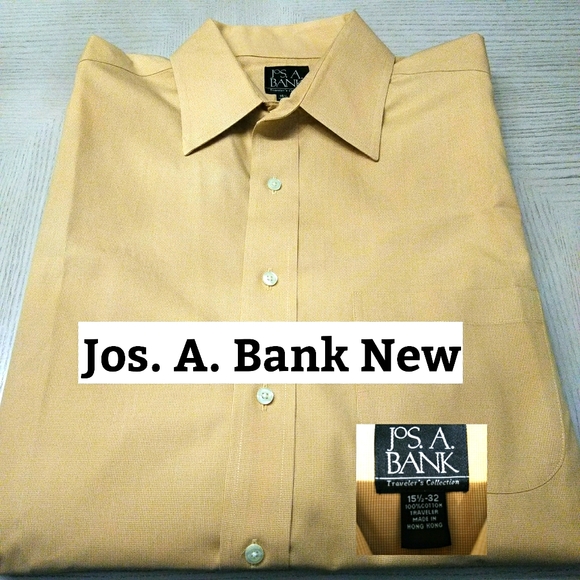 Jos. A. Bank Other - Jos. A. Bank Cream Dress Shirt New Sz 15.5-32